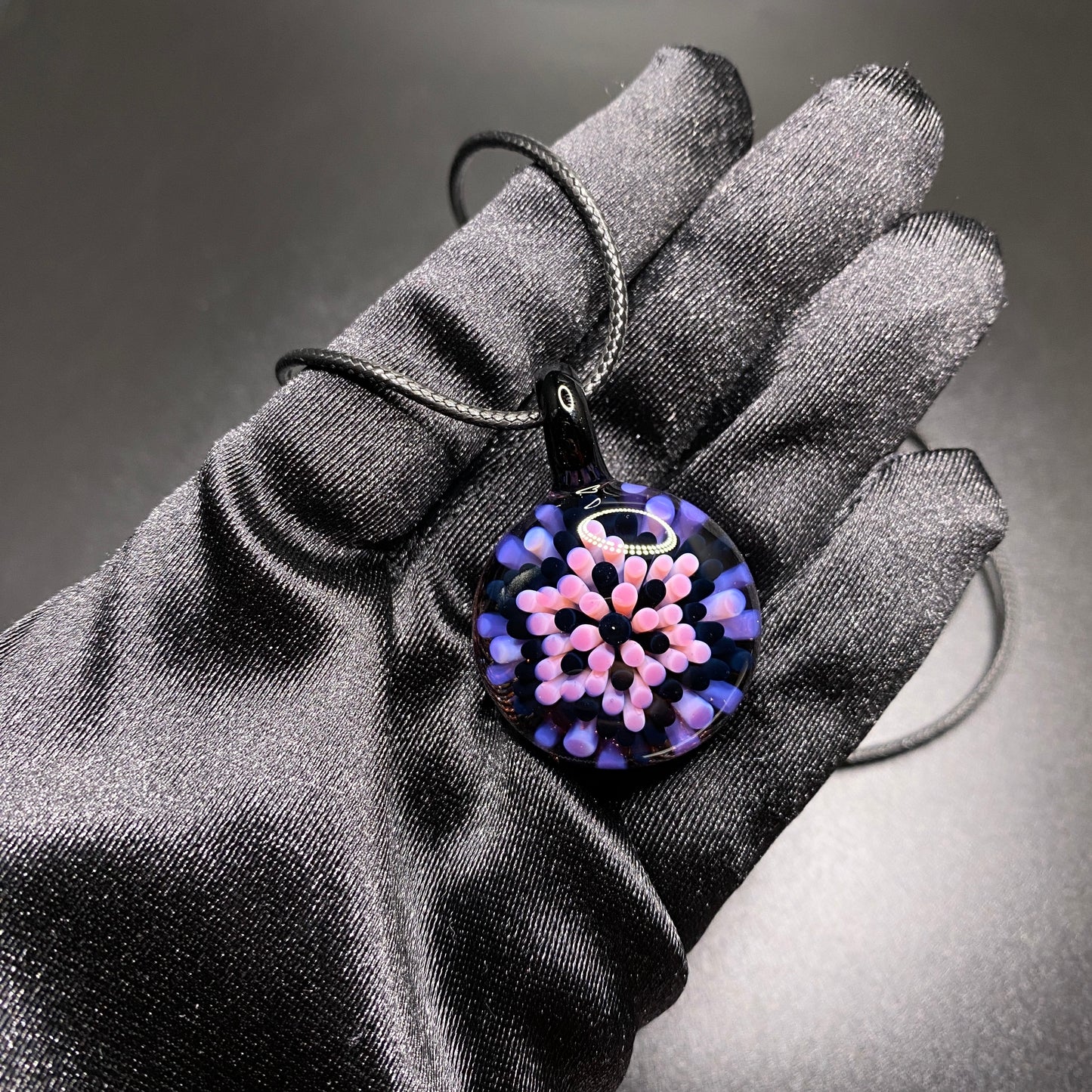 Karmaline and Galaxy Dot Implosion Pendant