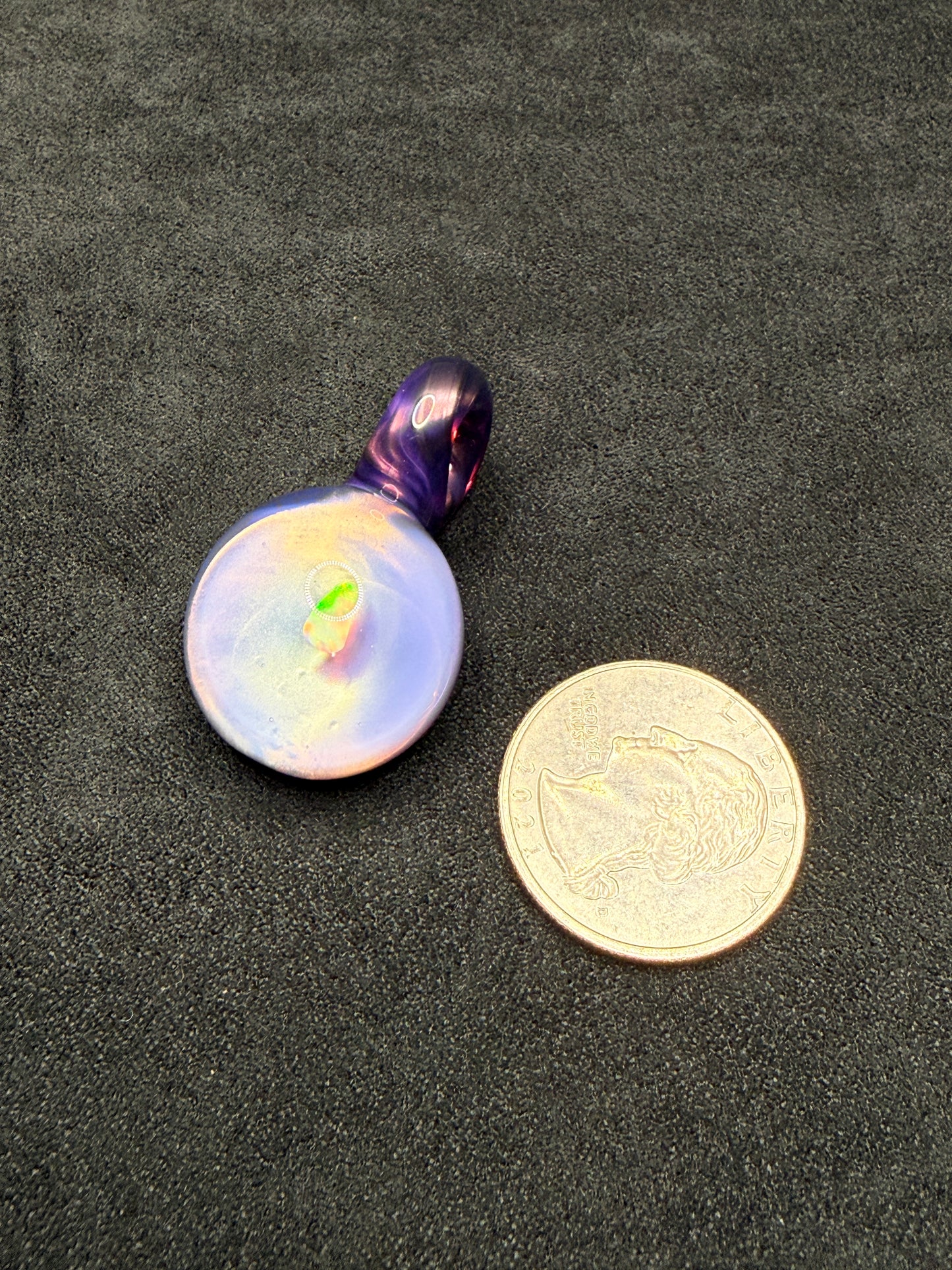 Opal Pendant with Neptunium and Stargazer