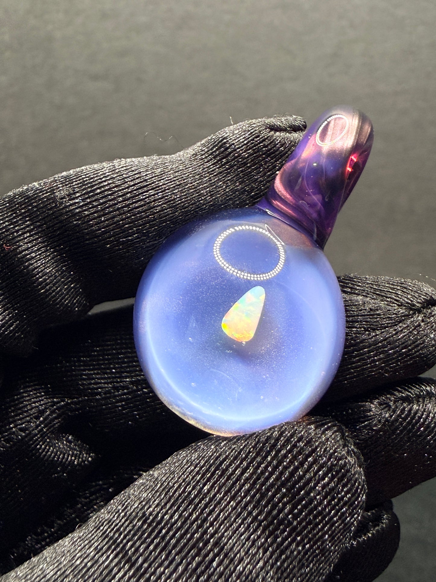Opal Pendant with Neptunium and Stargazer