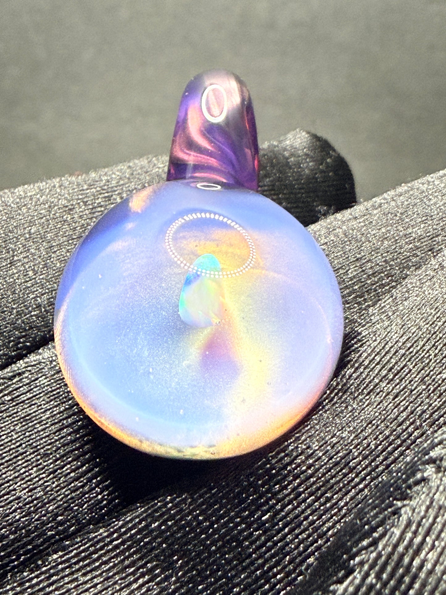 Opal Pendant with Neptunium and Stargazer